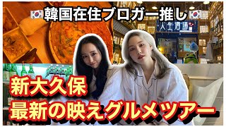 【新大久保】2022年インスタ映えグルメツアー🇰🇷💙일본의 한국타운 [신오쿠보] 투어