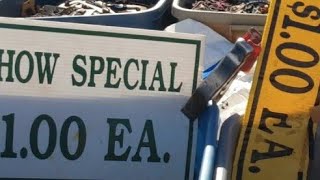 Shopping at outside Flea Markets in Quartzsite, AZ