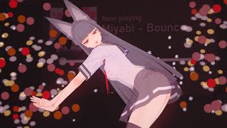 Miyabi does it bounce? 😼 - Bounce when she walk -【MMD ZZZ 4K | 60FPS】