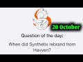 When did Synthetix rebrand from Havven Oracle of Time Answer | Time Farm Oracle of Time