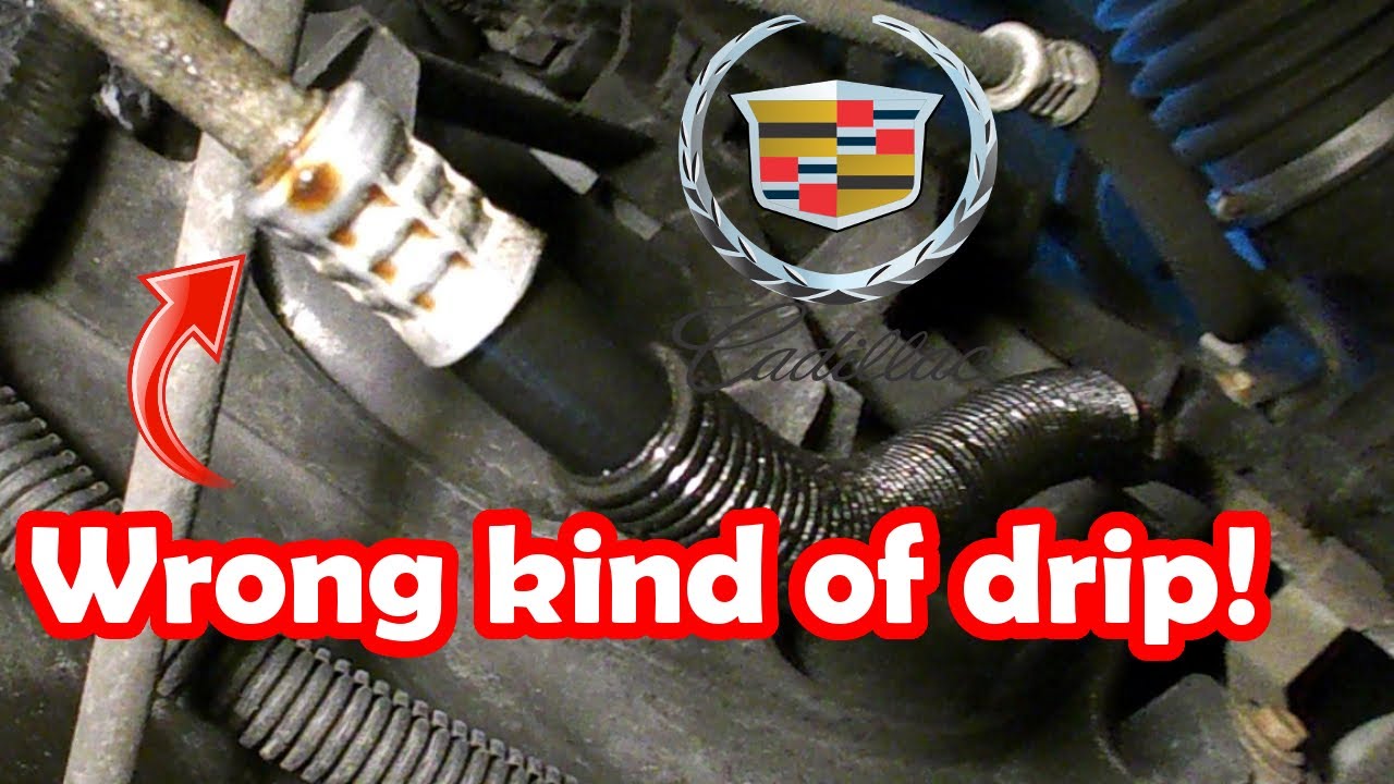 Repair Leaking Transmission Cooler Lines On A Cadillac Escalade - YouTube