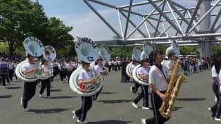 ブラスエキスポ 2019 パレード - 京都橘高等学校 吹奏楽部