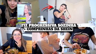 FIZ PROGRESSIVA SOZINHA, COMPRINHAS DA SHEIN, DENTISTA e muito mais ♥ - Bruna Paula