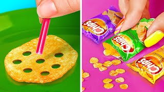 THE WORLD'S SMALLEST FOOD || Eating Only Tiny Food For 24 HRS! Cute Cooking Challenge by 123GO! FOOD