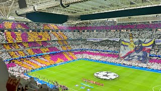 Himno "Hala Madrid y Nada más" Real Madrid vs Manchester City UCL | Estadio Santiago Bernabéu 4K