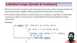 Labelled Loops (break & Continue)