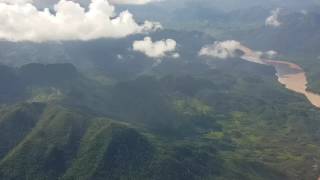 Flying into Luang Prabang