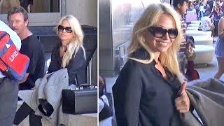 EXCLUSIVE - Pamela Anderson Gives Thumbs Up After Fighting For Whales In Russia