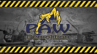 PAW Demo is a Heavy Demolition Contractor in Central Florida (727) 862-5956