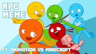 RPG Meme || (FAN-MADE) Alan Becker Animation vs Minecraft