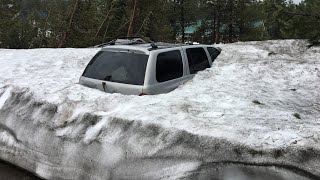 Spring snowstorm in the Sierra has Soda Springs residents on alert