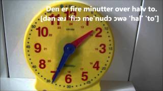 Dansk intro: klokken - minut for minut