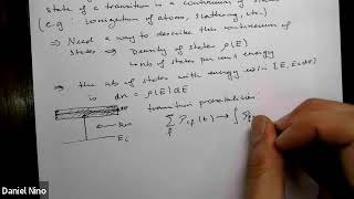 9.7 Transitions to a continuum of states