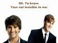 Big Time Rush- Invisible Lyrics (Full)