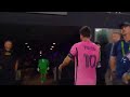 Messi sad reaction as he walked straight to tunnel after Inter Miami lost to Atlanta in playoff