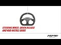 RPE REFLEX steering wheels, hub and quick release install guide