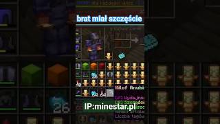 brat miał szczęście IP:minestar.pl #minestar #kaka #shortsvideo #boxpvp #minecraft #shorts #short