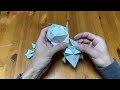 折り紙くす玉「クリスタル」origami kusudama