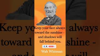 Walt Whitman Motivational Quotes #quotes #motivationalquotes