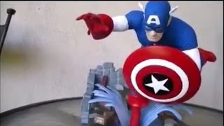 Captain America Model Kit Build Up Avengers Marvel Comics Comicon Super Hero