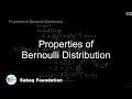 Properties of Bernoulli Distribution, Statistics Lecture | Sabaq.pk