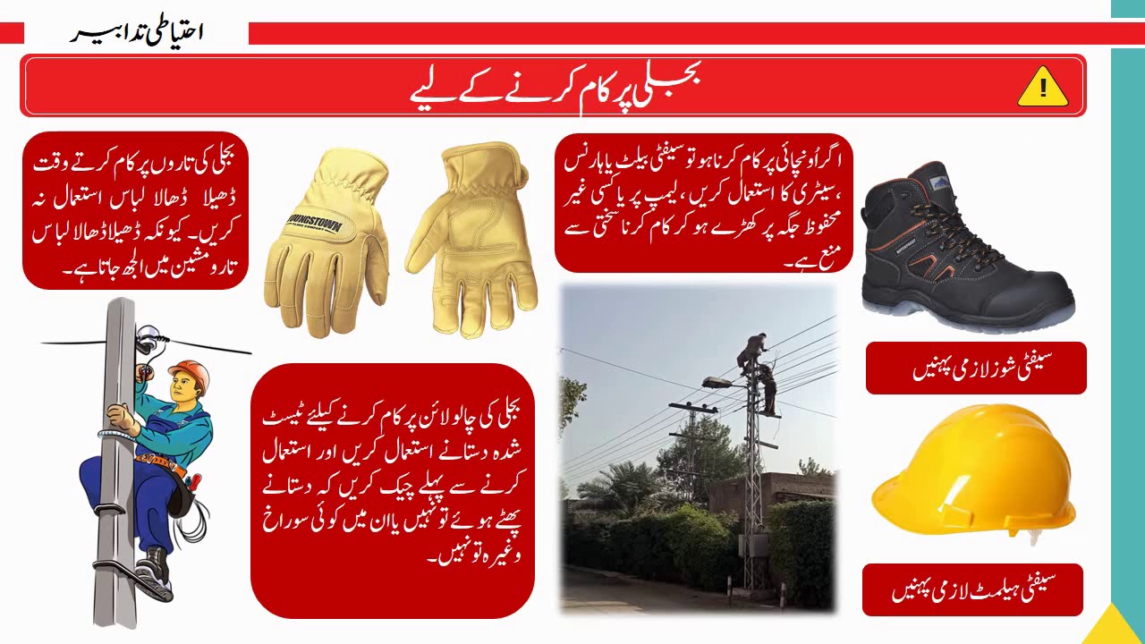Electrical Safety Signs In Urdu