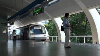 Singapore MRT C151 Arrival \u0026 Departure (1) 新加坡捷運C151型