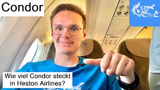 Condor (Heston Airlines) A320 (Economy)|So ist ein \