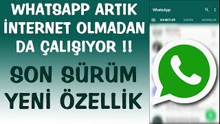 How to use WhatsApp without Internet?