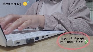 [Vlog] 겸업 웹소설 작가의 연말 = K-직장인과 비슷한 연말 | 감기로 고생하며 앓아눕는 중😷