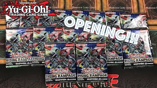 *NEW* YuGiOh RISING RAMPAGE 1st EDITION BOOSTER PACK OPENING! \