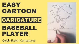 Easy Cartoon Bodies - Draw a baseball player