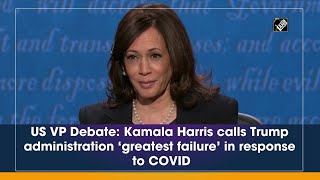 US VP Debate: Kamala Harris calls Trump administration ‘greatest failure’ in response to COVID