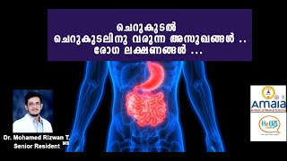 Small intestine  ചെറുകുടല്‍,  ചെറുകുടലിനു വരുന്ന അസുഖങ്ങള്‍ ..രോഗ ലക്ഷണങ്ങള്‍ ...