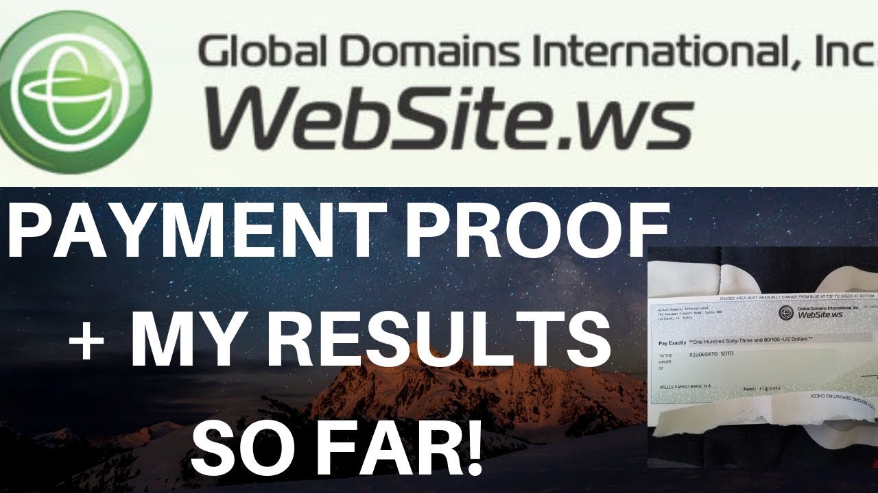 Global Domains International Payment Proof 2019 Youtube