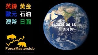 外匯、黃金、石油每日走勢分析 2019-06-18(外匯操盤、短線交易、外匯保證金)