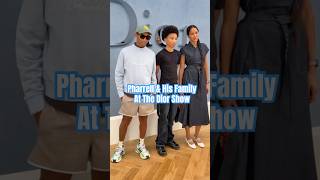 Pharrell & His Family At JW Anderson’s First Dior Show in Paris #tamtonight