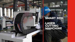 【HGTECH】Smart 3015 cutting machine installation Tutorials