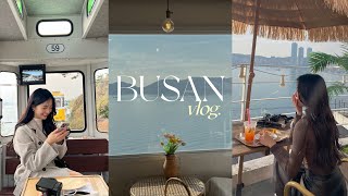 4 DAYS IN BUSAN 🇰🇷 travel vlog | must-visit eateries! ocean cafes, spaland🧖🏻‍♀️,