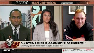 FIRST TAKE  Ben Johnson tells Stephen A  This will be Daniels' best season if Commanders into SB