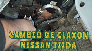 Cómo cambiar el CLAXON DEL NISSAN TIIDA (Corneta, bocina)