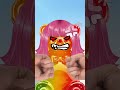 Talking tom eat wrong big mom gummy bear emoji #shorts #minipig