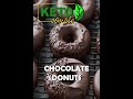 KETO Simple Chocolate Donuts Recipe  #shorts