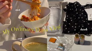 sub vlog | 社会人OLのなんてことない日常🧣アウトレット初売り🐇 ショッピング購入品🛍簡単な夜ご飯🍳