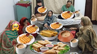 Village Life | Bachoun Ki Farmaish Pr Banai Special Tea in Clay Pot and Roll | Irma's family vlog