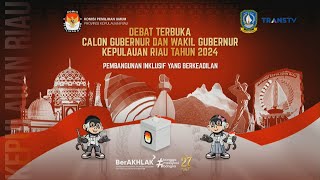 DEBAT CALON GUBERNUR & WAKIL GUBERNUR KEPULAUAN RIAU 2024 P5