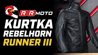 SKÓRZANA KURTKA MOTOCYKLOWA REBELHORN RUNNER III