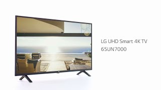 LG UHD Smart 4K TV - 65UN7000