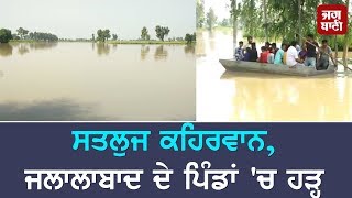 Jalalabad ਦੇ ਪਿੰਡਾਂ 'ਚ Flood , ਸ਼ਹਿਰ ਨਾਲੋਂ ਟੁੱਟਿਆ Link