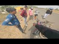 random rider challenged me u0026 he crushed gari ko mara bike rider help kiya helping motovlog